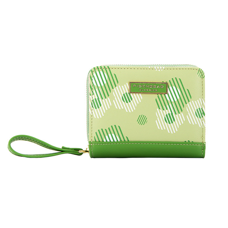 Creative Hazy Flower Women's Wallet Zipper