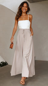 Spring and Summer Casual Wide-Leg Popular Loose Casual Trousers