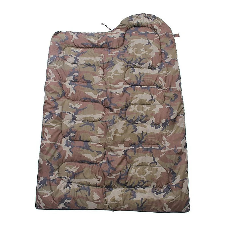 Camping emergency camouflage sleeping bag - Minihomy