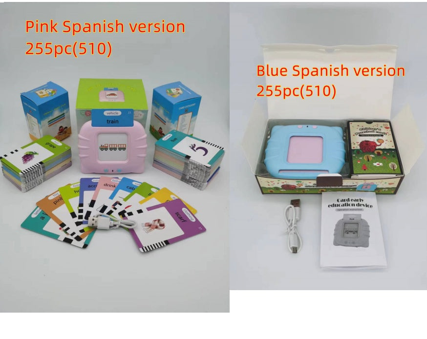 Early Learning English Machine for Kids: Educational Card Toys