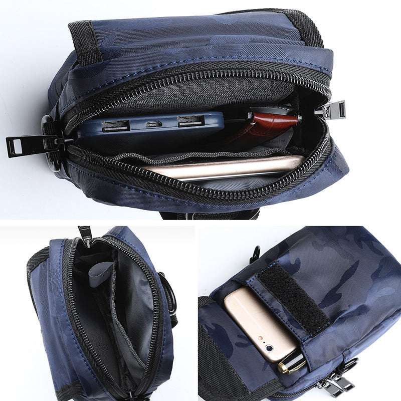 Mens Sports One Shoulder Mini Crossbody Bag - Minihomy