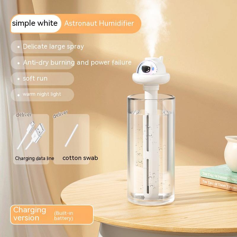 Mini Astronaut USB Humidifier: Portable & Silent Air Moisturizer - Minihomy