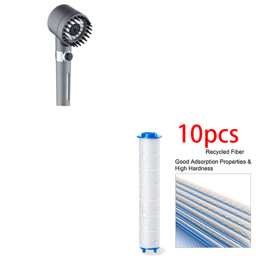 3 Modes High Pressure Shower Head with Filter - Portable Rainfall Faucet Tap for Bathroom