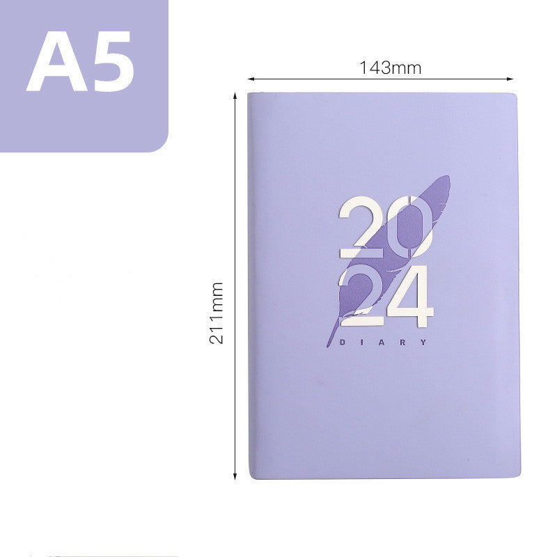 2024 Daily Planner: English Schedule Book - 365 Days - Minihomy