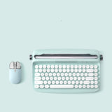 Retro iPad Bluetooth Keyboard & Mouse Combo - Cute Office Accessories