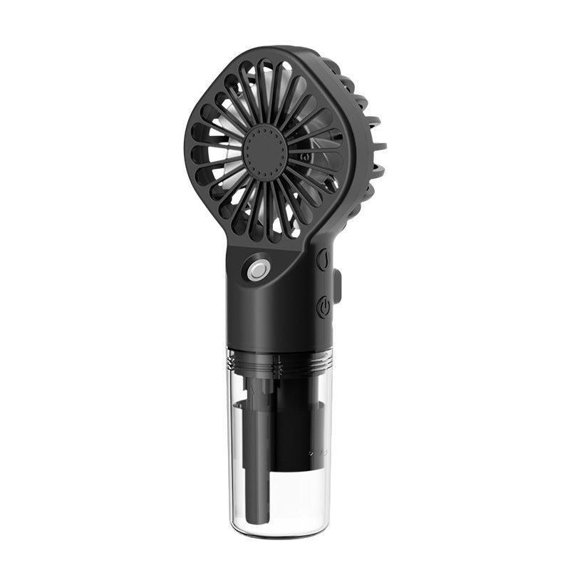 Portable Handheld Spray Fan: 4-Speed Misting Fan for Summer Cooling & Outdoor Use (USB Rechargeable) - Minihomy