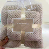 High-density Coral Fleece Towel Bath Towel Set