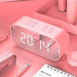 Music Alarm Clock Speaker - Multi-Function Electronic Clock for Creative Students