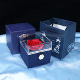 Rotating Soap Flower Rose Jewelry Packaging Box