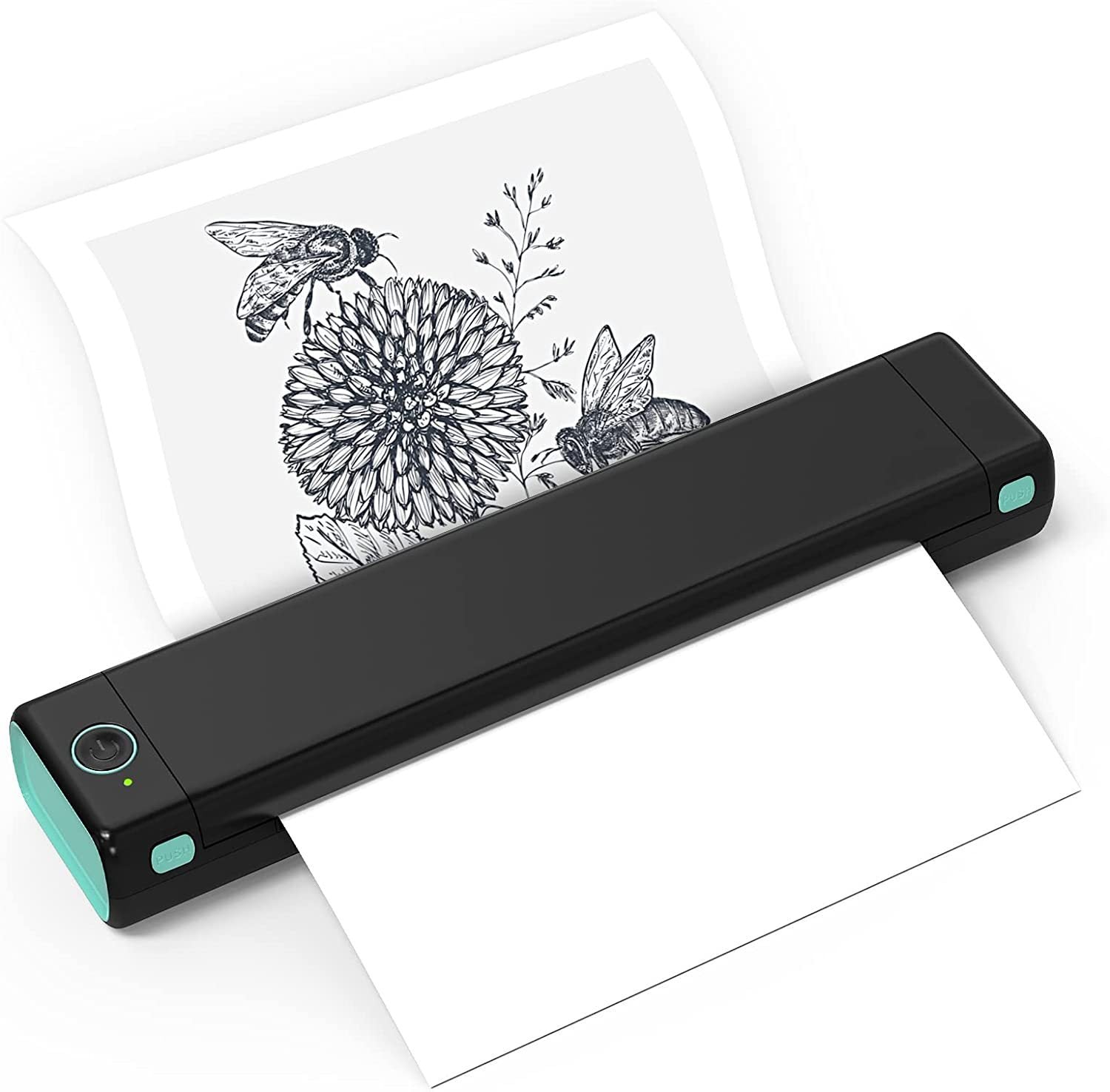 Portable A4 Thermal Printer for Homework, Notes, and More - Ink-Free & Mini - Minihomy