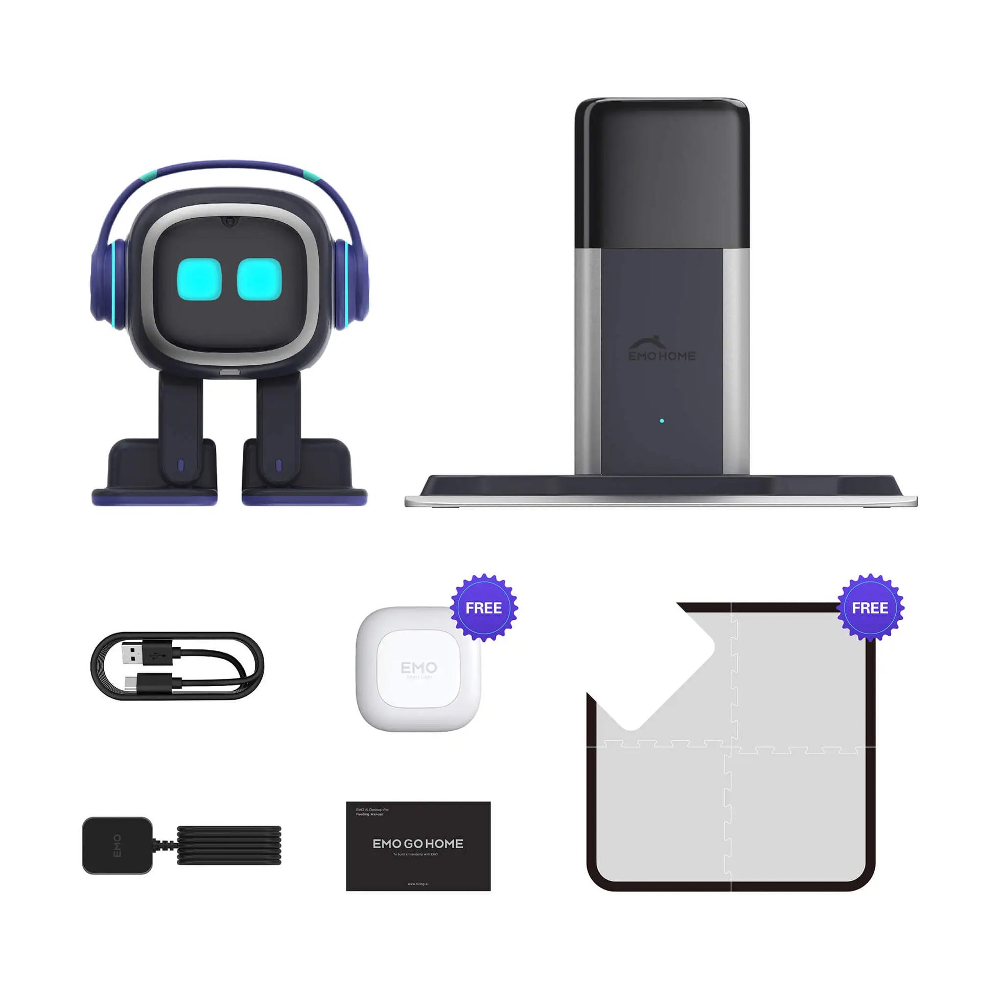 Interactive AI Robot Toy with Voice Recognition & Emotions - Intelligent Companion for Kids