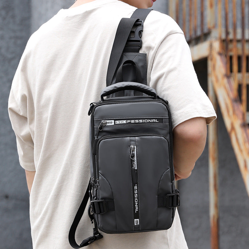 Men's Multifunctional Casual One Shoulder Messenger Bag - Minihomy