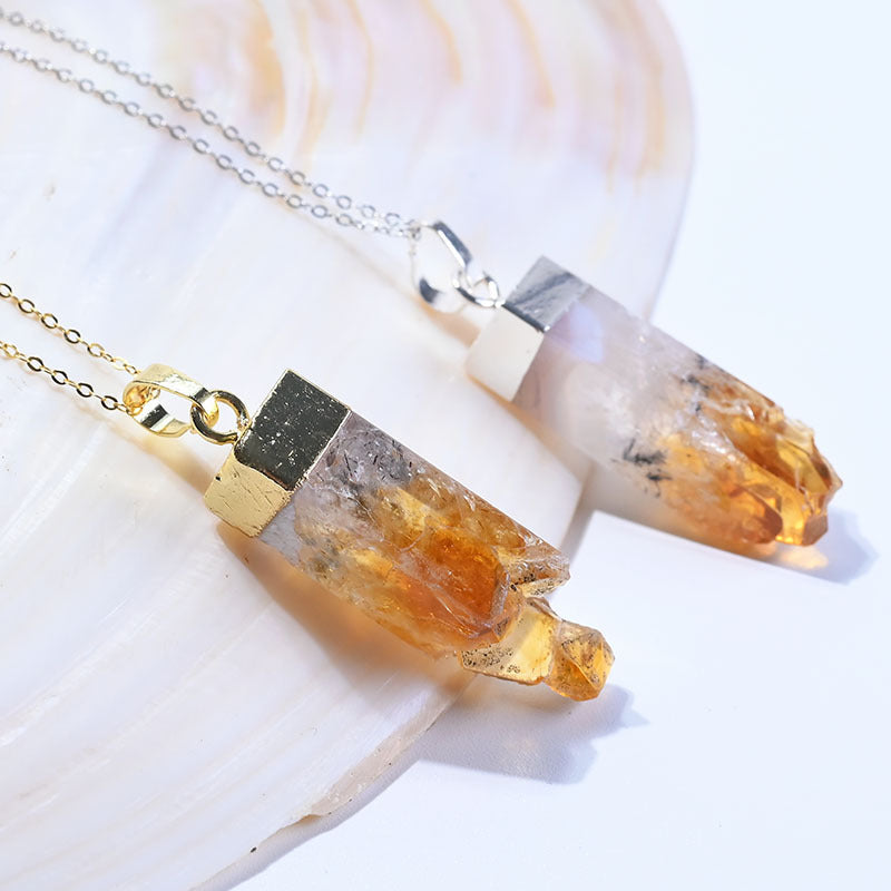 Citrine Necklace For Women - Minihomy