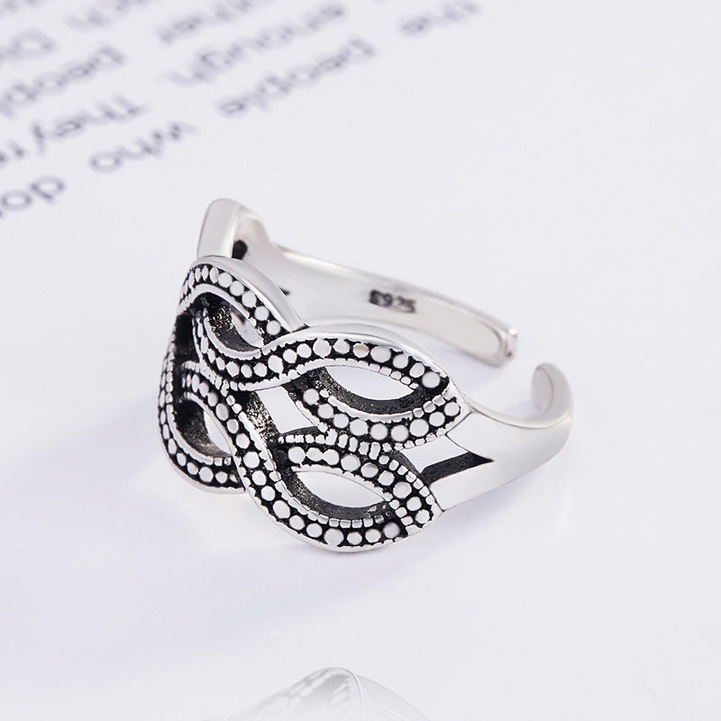 Curved Punk Personality Men's And Women's Rings - Minihomy