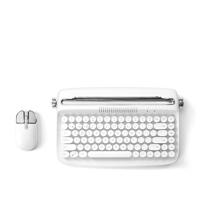 Retro iPad Bluetooth Keyboard & Mouse Combo - Cute Office Accessories