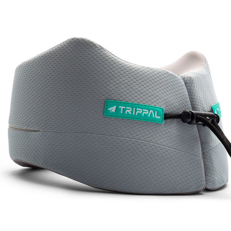 Trippal Travel Neck Pillow: Memory Foam, Dual-Core Support, U-Shape, Portable, Neck Protector