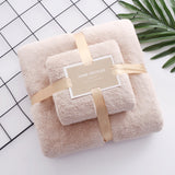 High-density Coral Fleece Towel Bath Towel Set