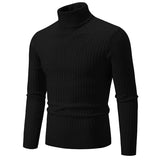 Pullover High Collar Casual Sweater for Men