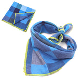 Pup Up the Style: Plaid Double Sided Cotton Pet Scarf!