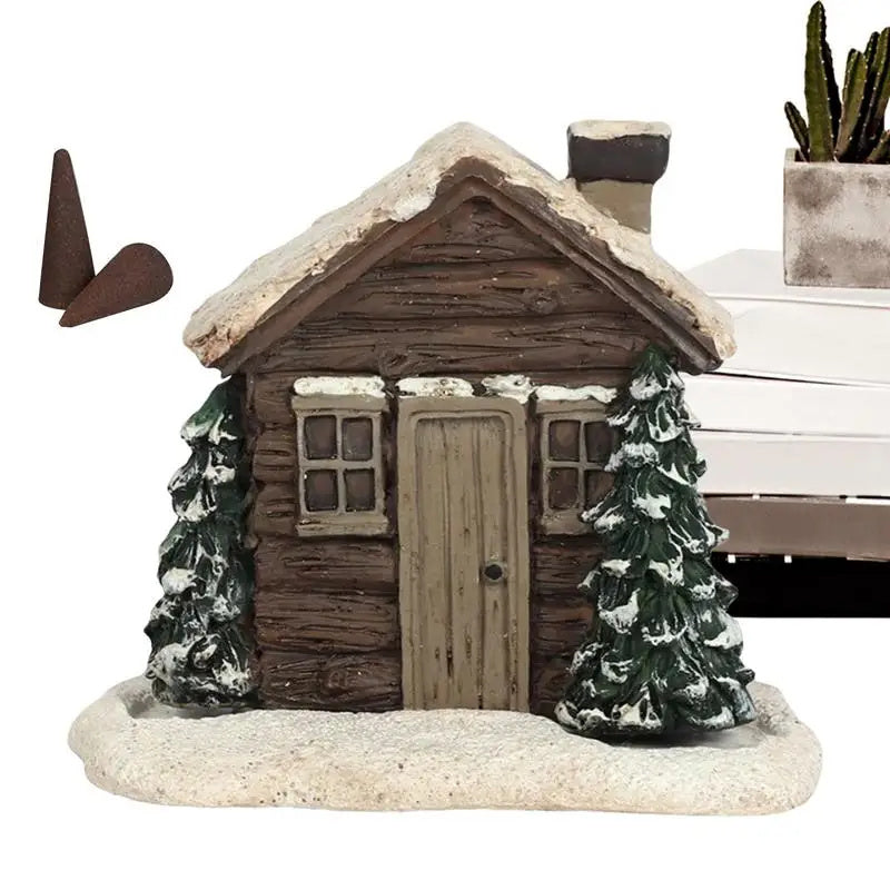 Log Cabin Incense Burner: Rustic Charm for Your Home - Minihomy