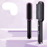 2 In 1 Hair Straightener Hot Comb - Dual-purpose Electric Hair Brush