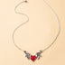 Metal Pendant Heart Drip Necklace - Minihomy