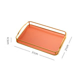 Household Rectangular Tea Tray Water Cup Storage Tray