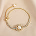 Pearls Strap Diamond Bracelet Elegant - Minihomy