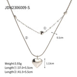 Love Double-layer Necklace 18K Gold-plated Collarbone Necklace - Minihomy