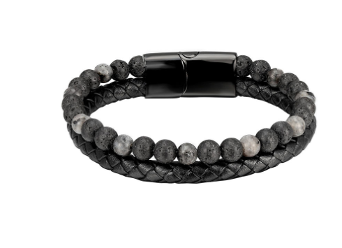 6mm Volcanic Natural Stone Tigereye Beaded Bracelet Men - Minihomy