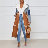 Denim Long Cotton Jacket - Minihomy