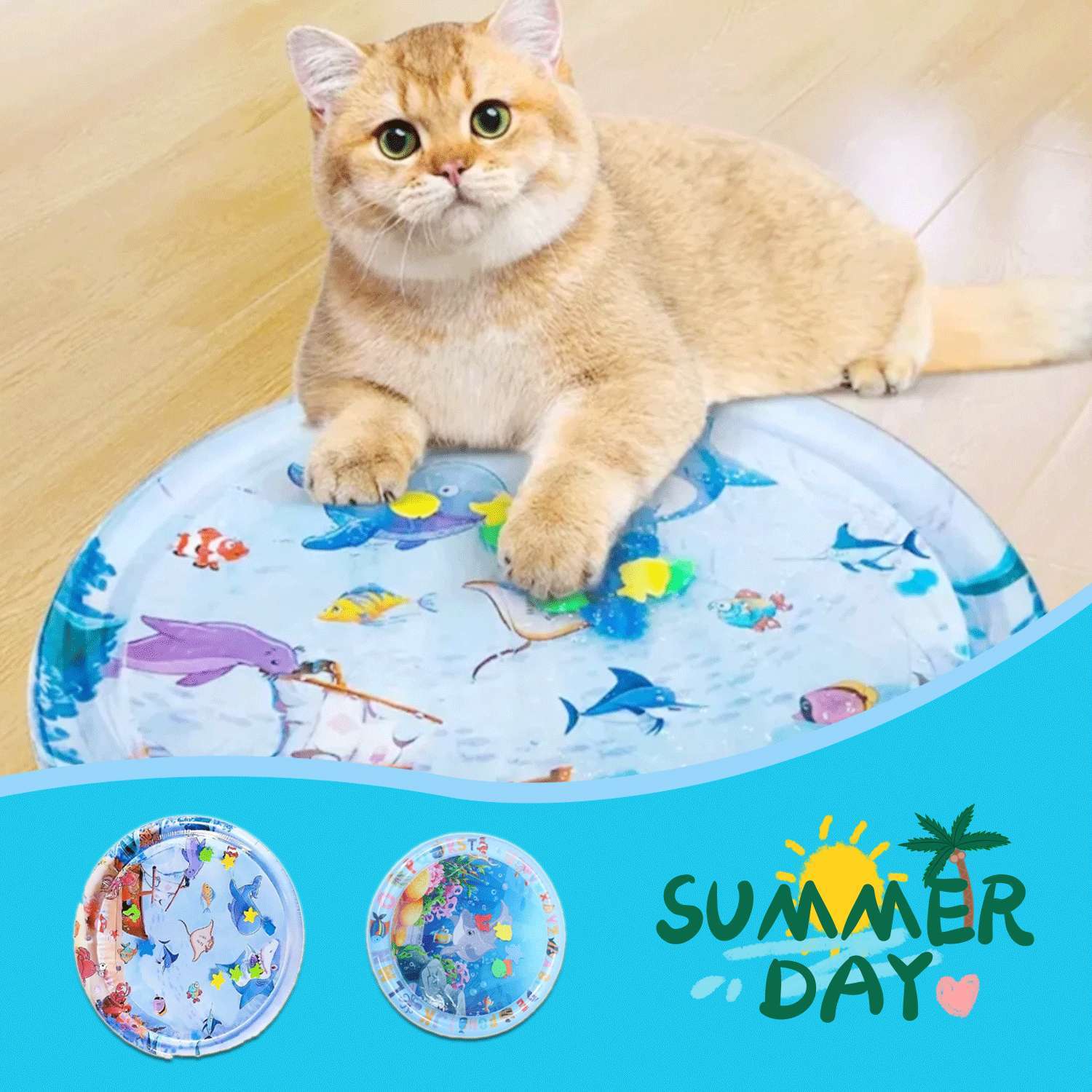 Cooling Pet Bed Mat - Ice Pad for Dogs & Cats - Summer Heat Relief - Minihomy