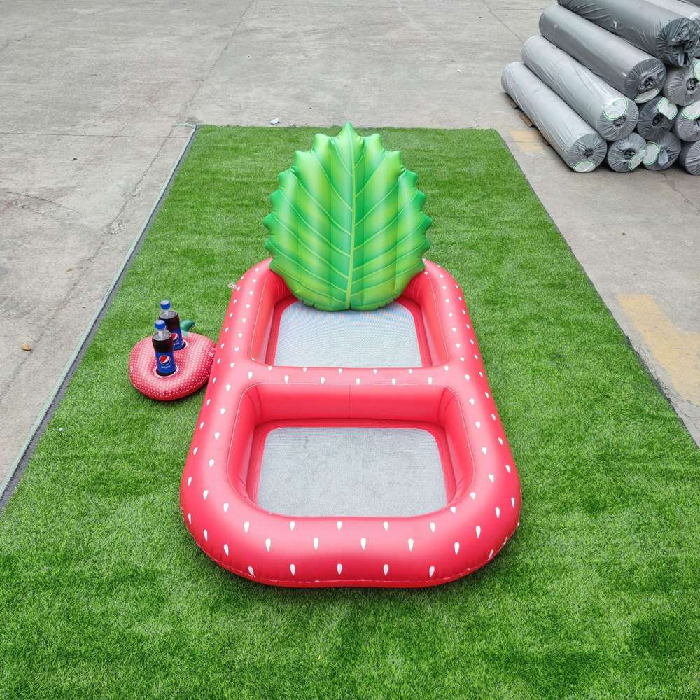 Inflatable Swimming Pool Pineapple Floating Row Air Cushion Bed - Minihomy