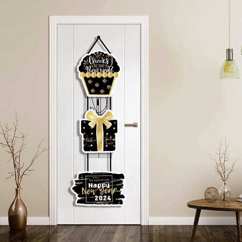 Party Decoration Door Hanging New Year's Eve Party Decoration Atmosphere Arrangement Pendant - Minihomy