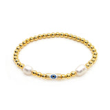 Baroque Natural Pearl Multi-layer Twin Bracelet For Women - Minihomy