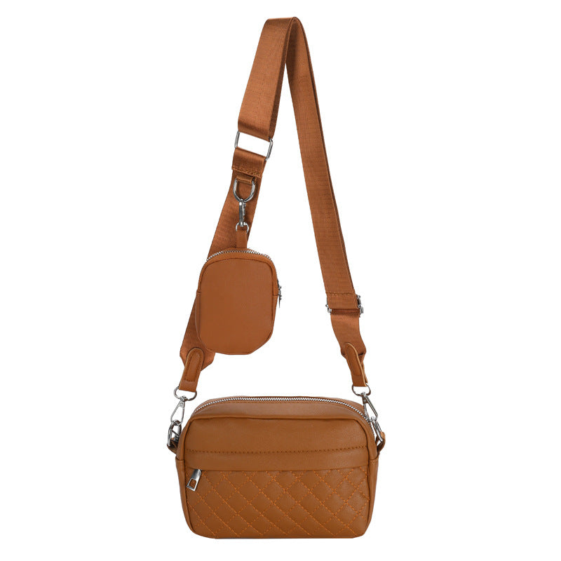 Ladies Solid Color Single-shoulder Bag - Minihomy