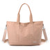 Large Capacity Tote Bag - New Shoulder Bag with Casual Korean Style and Solid Color Design - Minihomy