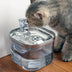 Pet Cat Dog Stainless Steel Automatic Circulation Water Dispenser Intelligent Fountain Pets Accessories - Minihomy