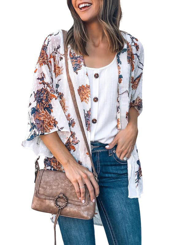 Flower Print Shirt Jacket Women Top