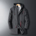 Cotton-Padded Coat Men's Mid-Length Thickened Warm and Loose Jacket - Minihomy