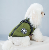 Pet Warm Dog Cotton-padded Clothes Fleece-lined Thickened Reflective Gallus - Minihomy