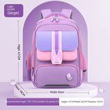 Lightweight School Backpack for Kids - Large Capacity, Spine Protection for Primary School Students