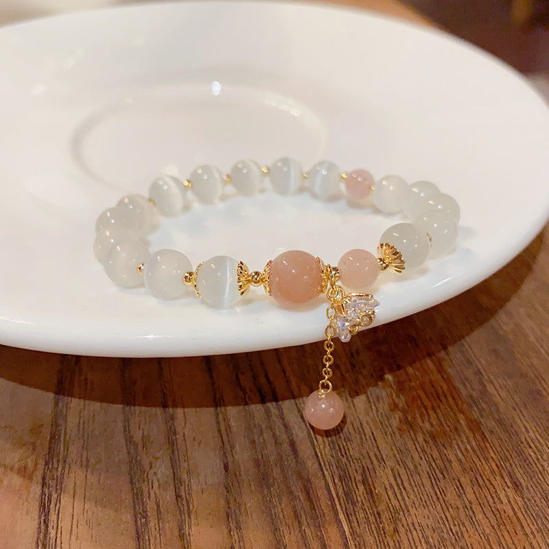 Cat's Eye Sunstone Bracelet - Minihomy