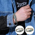 Men's Retro Nine Eye Pearl Bracelet - Rotating Design, High-End Gift - Minihomy