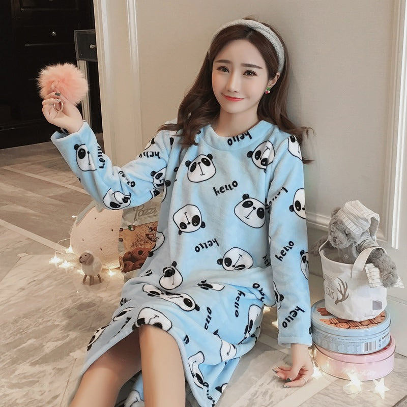 Autumn And Winter Pajamas Women - Minihomy