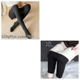 Fleece-lined Thickened Sheer Tights Leggings Transparent One-piece Superb Pantynose