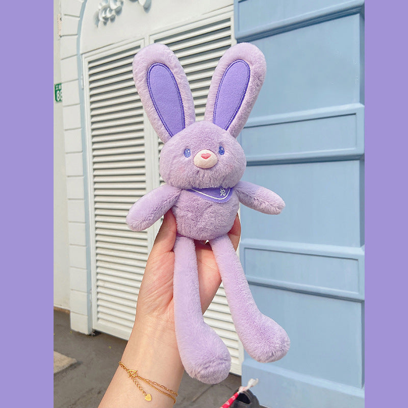 Plush Pull Ears Rabbit Stretch Doll Keychain - Minihomy