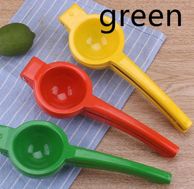 Kitchen Gadgets Colored Handle Manual Lemon Press Plastic Fruit Juicer - Minihomy