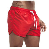 Wrap men's shorts smooth beach slim pants