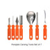 Halloween Stainless Steel Pumpkin Carving Set Fruit Carving Kitchen Gadgets - Minihomy